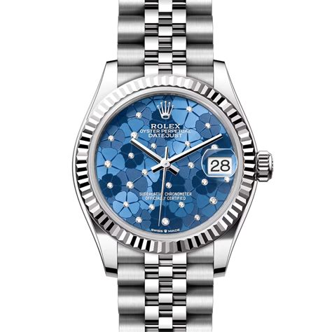 rolex azurro|rolex azzurro blue floral.